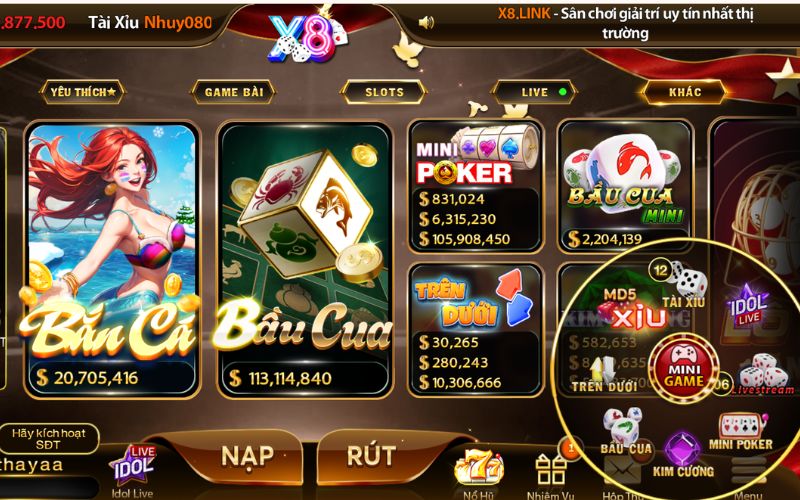sảnh cá cược hấp dẫn